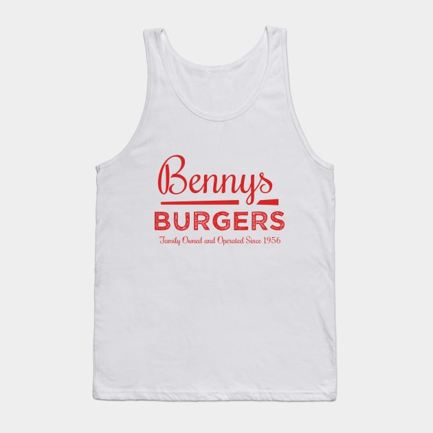 Benny's Burgers Tank Top by TeeOurGuest